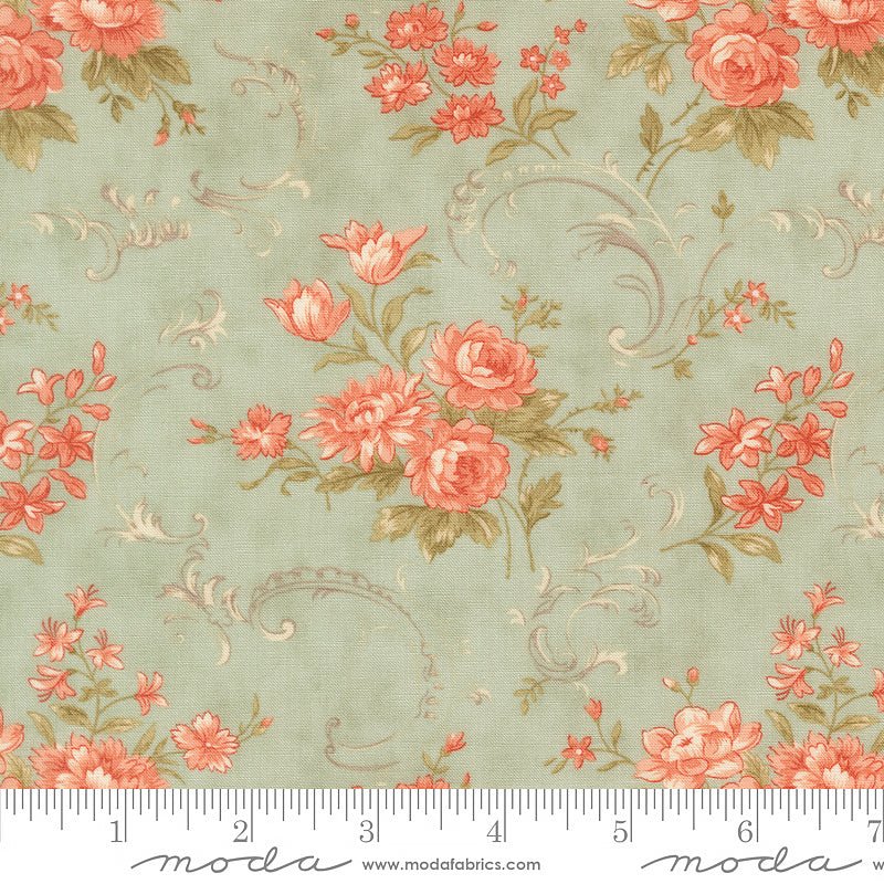 Dearly Beloved Blissful Florals Mist - Moda from Fort Worth Fabric Studio