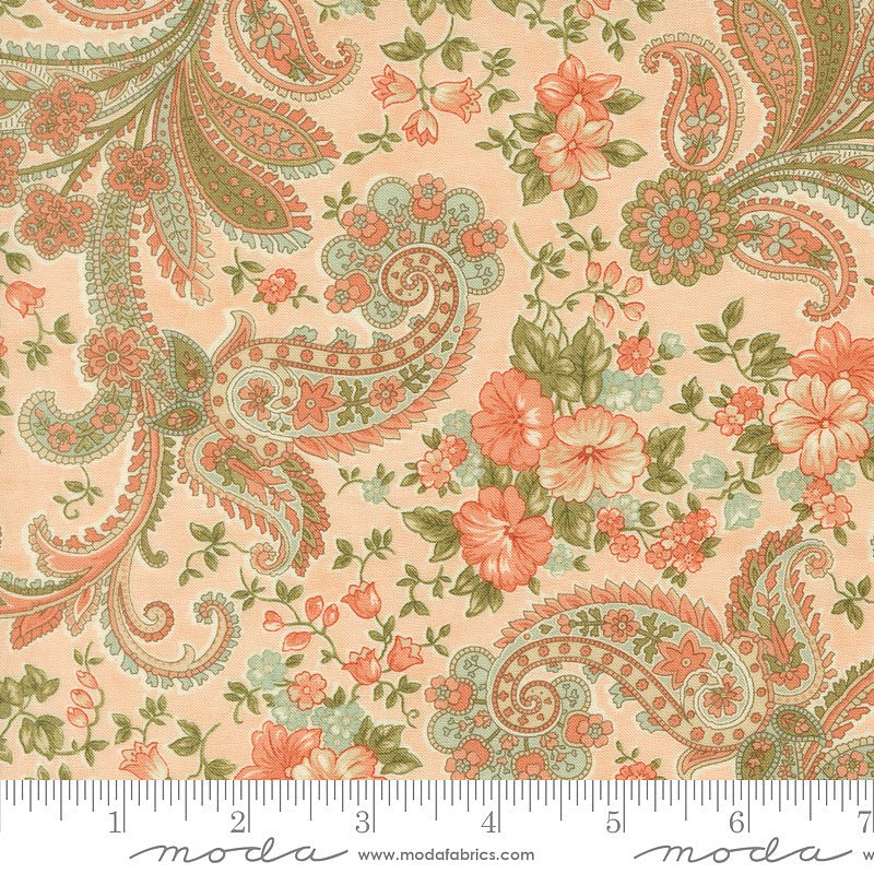 Dearly Beloved Enchantment Paisleys Blush - Moda from Fort Worth Fabric Studio
