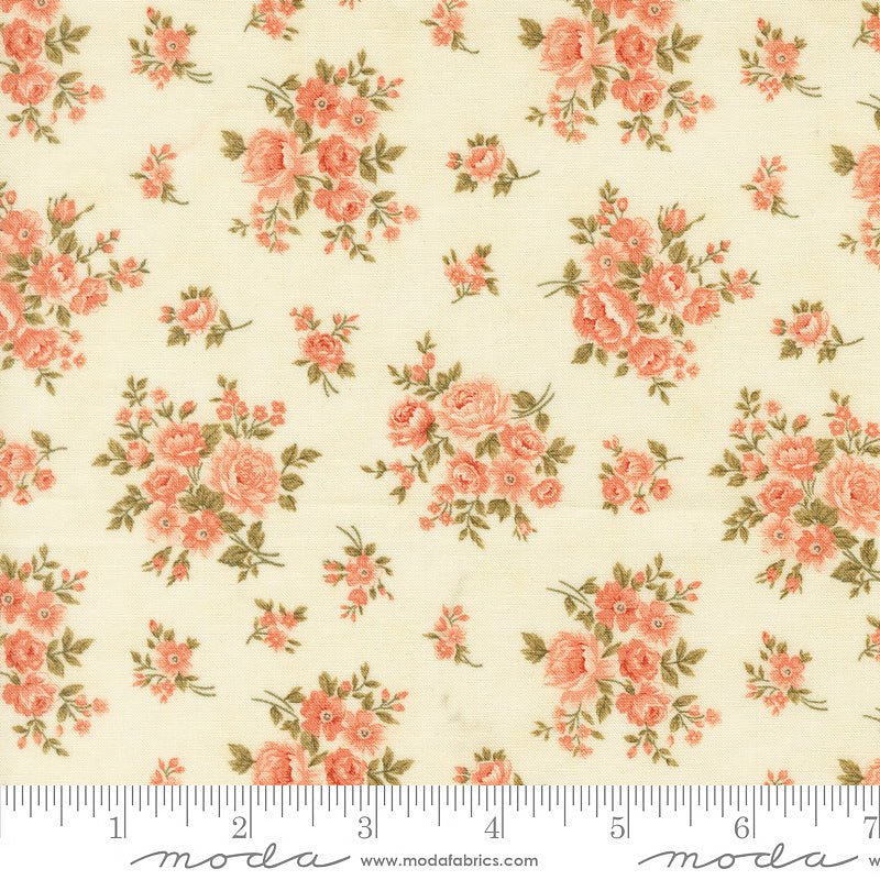 Dearly Beloved Rose Florals Lace - Moda from Fort Worth Fabric Studio