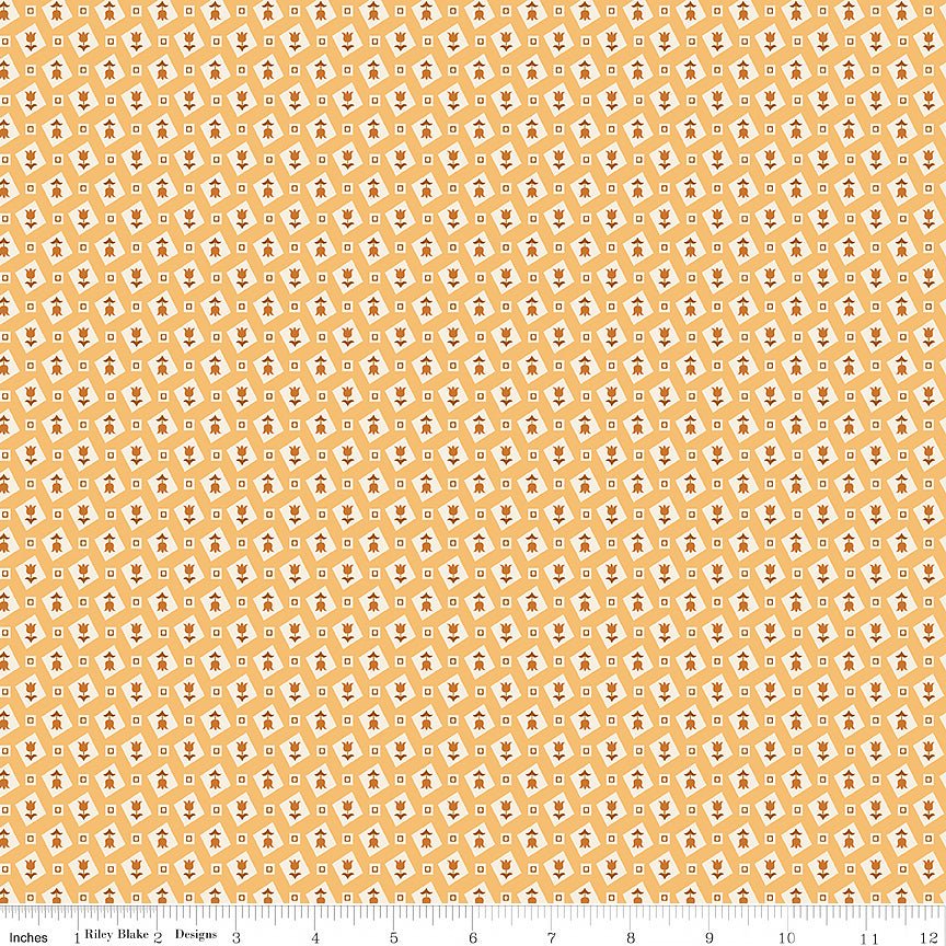Denim & Daisy Tulips Daisy - Riley Blake from Fort Worth Fabric Studio