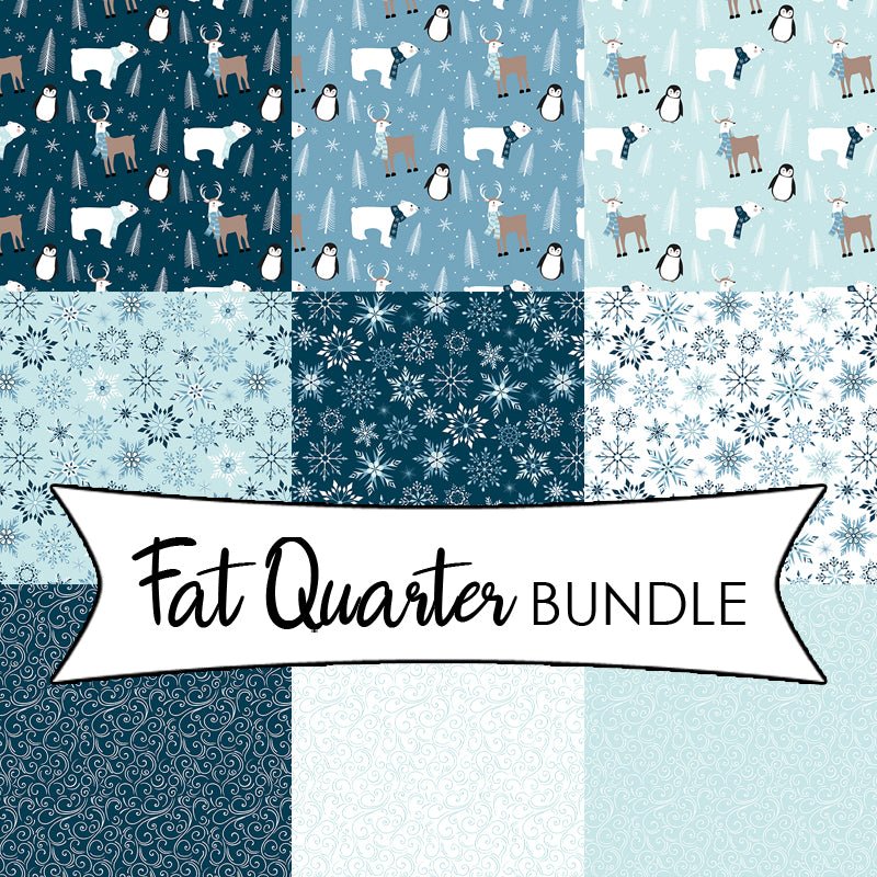 Designer Flannel Winter Magic Fat Quarter Bundle - Riley Blake from Fort Worth Fabric Studio