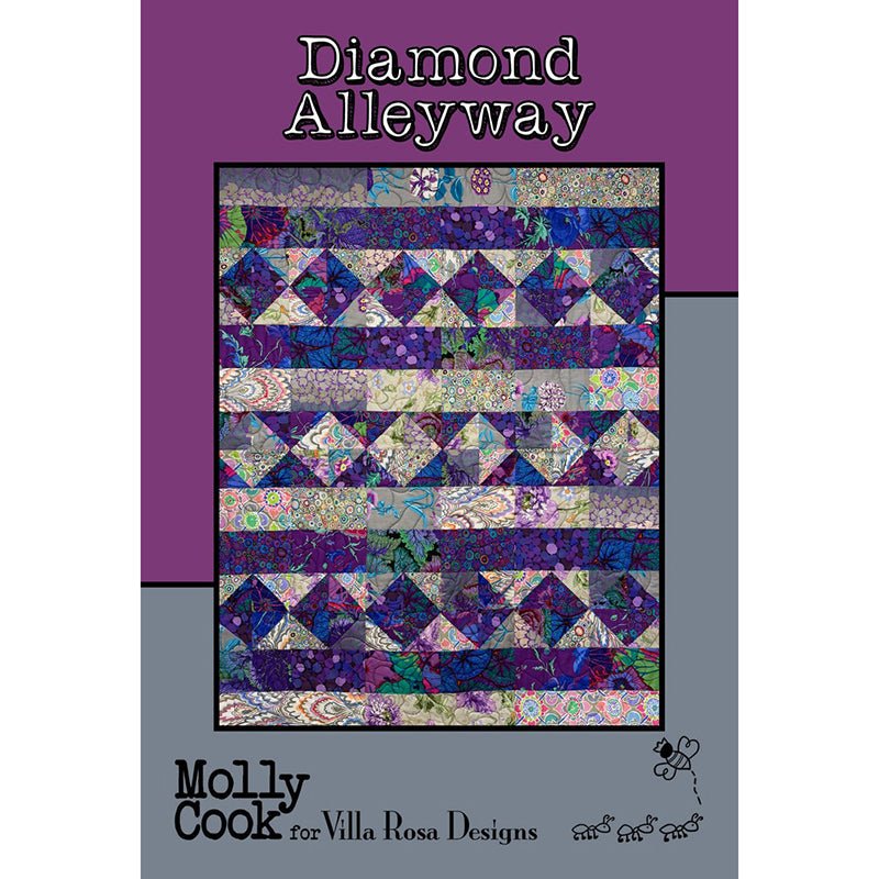 Diamond Alleyway Quilt Pattern PDF Download - Villa Rosa Designs from Fort Worth Fabric Studio