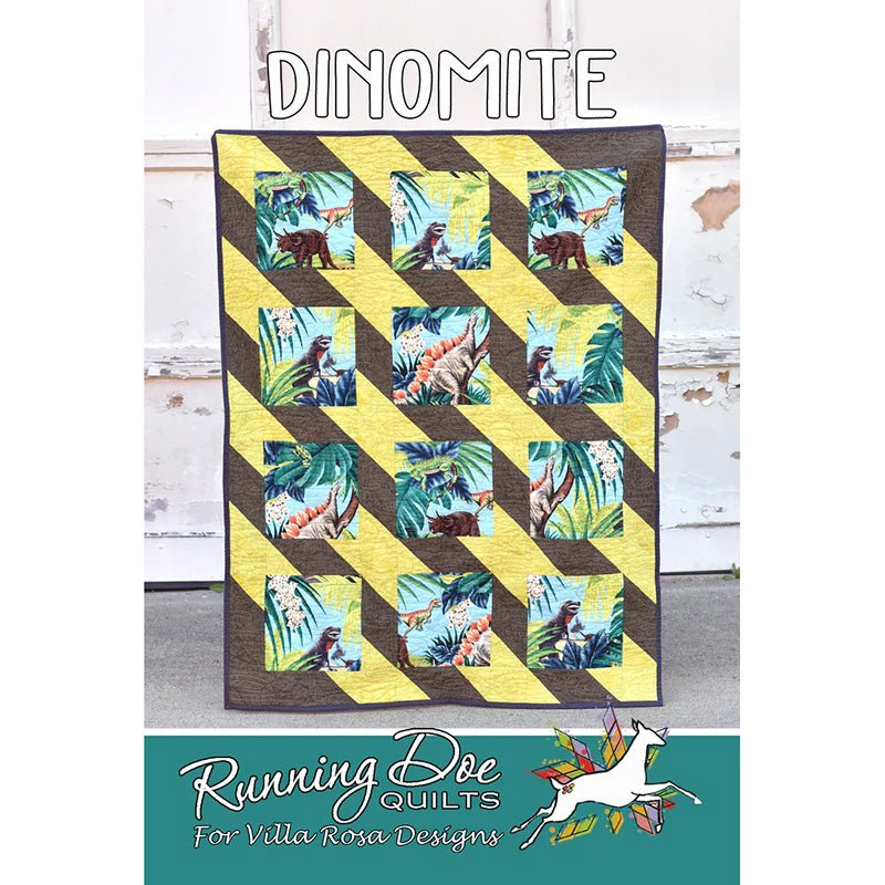 Dinomite Quilt Pattern PDF Download - Villa Rosa Designs from Fort Worth Fabric Studio