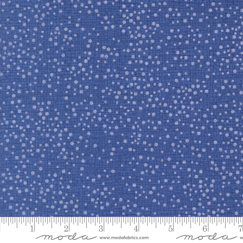 Dotty Thatched Texture Royal - Moda from Fort Worth Fabric Studio