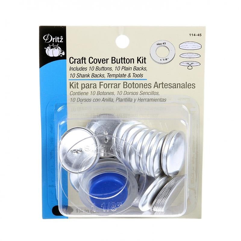 Dritz 1 ⅛" Cover Button Kit - Dritz from Fort Worth Fabric Studio