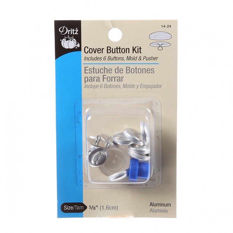 Dritz ⅝" Cover Button Kit - Dritz from Fort Worth Fabric Studio