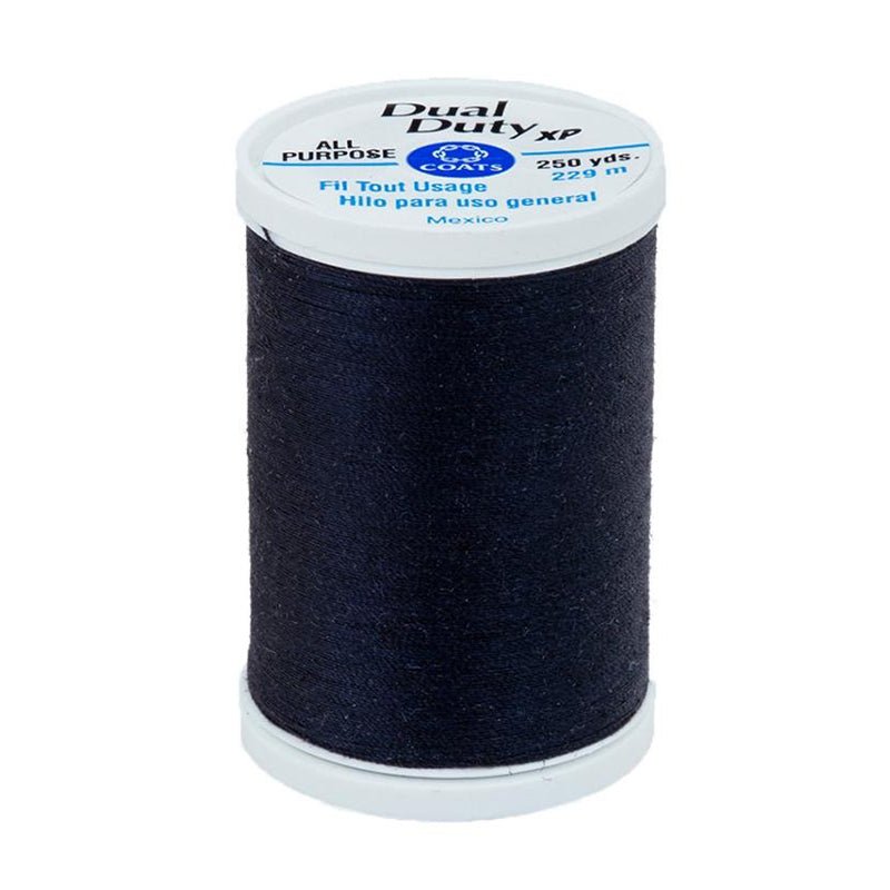 Dual Duty XP All Purpose Thread Blue Black by Coats & Clark - Coats & Clark from Fort Worth Fabric Studio