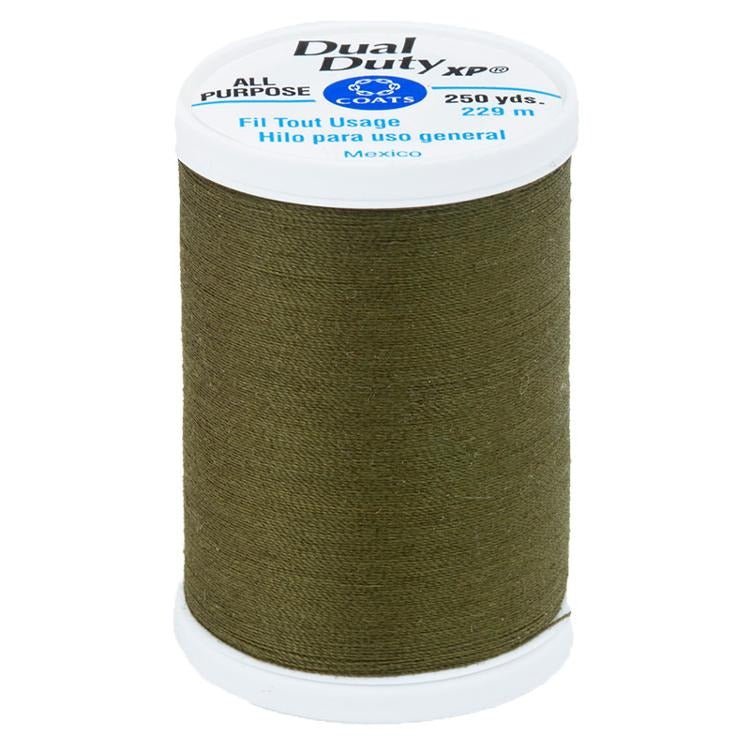 Dual Duty XP All Purpose Thread Bronze Green by Coats & Clark - Coats & Clark from Fort Worth Fabric Studio