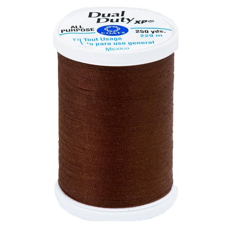 Dual Duty XP All Purpose Thread Dark Brown by Coats & Clark - Coats & Clark from Fort Worth Fabric Studio