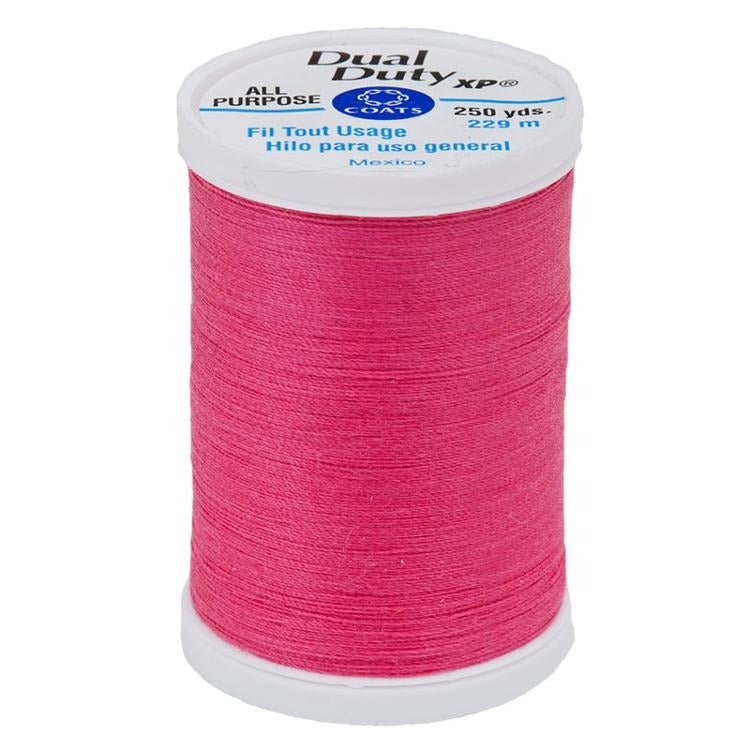 Dual Duty XP All Purpose Thread Hot Pink by Coats & Clark - Coats & Clark from Fort Worth Fabric Studio