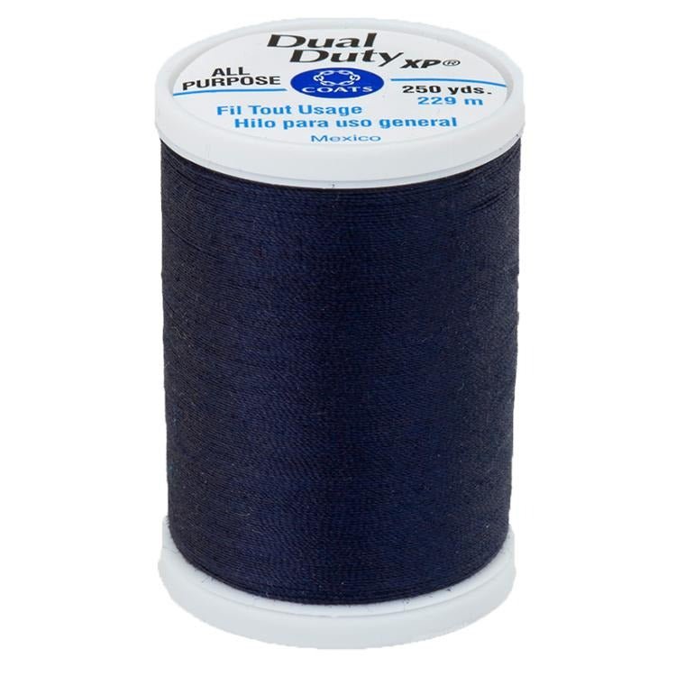 Dual Duty XP All Purpose Thread Navy by Coats & Clark - Coats & Clark from Fort Worth Fabric Studio