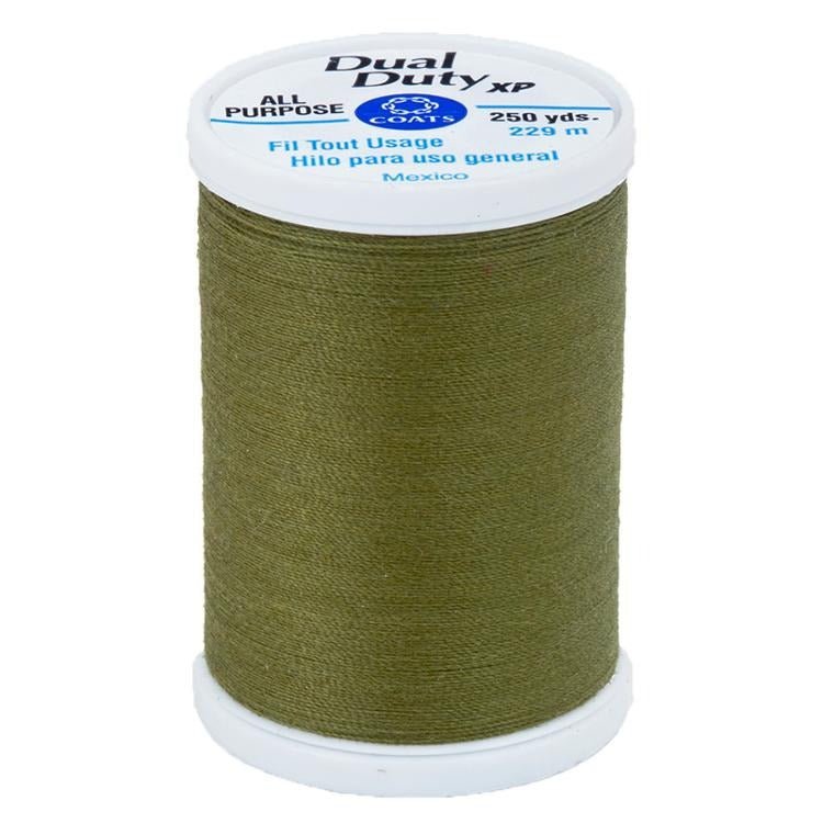 Dual Duty XP All Purpose Thread Olive by Coats & Clark - Coats & Clark from Fort Worth Fabric Studio