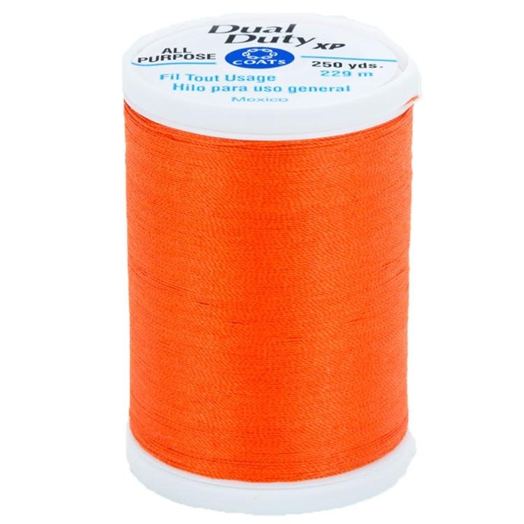 Dual Duty XP All Purpose Thread Orange by Coats & Clark - Coats & Clark from Fort Worth Fabric Studio