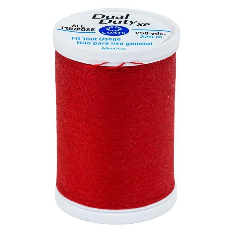 Dual Duty XP All Purpose Thread Red by Coats & Clark - Coats & Clark from Fort Worth Fabric Studio