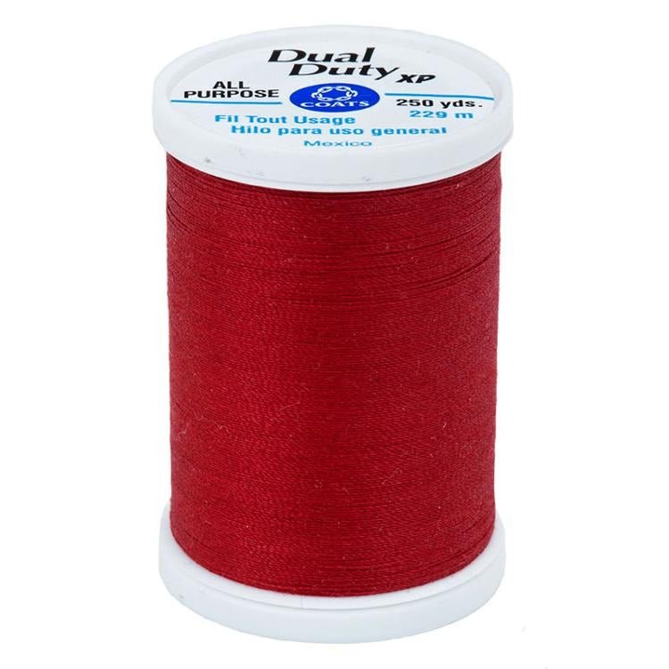 Dual Duty XP All Purpose Thread Red Cherry by Coats & Clark - Coats & Clark from Fort Worth Fabric Studio