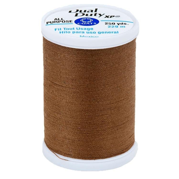 Dual Duty XP All Purpose Thread Summer Brown by Coats & Clark - Coats & Clark from Fort Worth Fabric Studio