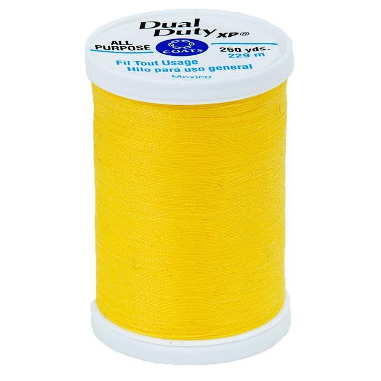 Dual Duty XP All Purpose Thread Sun Yellow by Coats & Clark - Coats & Clark from Fort Worth Fabric Studio
