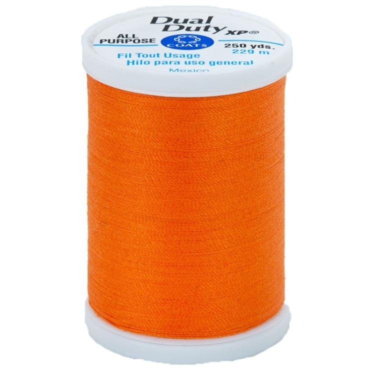 Dual Duty XP All Purpose Thread Tangerine by Coats & Clark - Coats & Clark from Fort Worth Fabric Studio