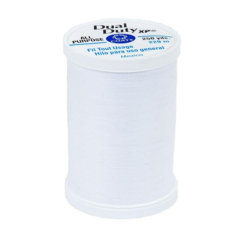 Dual Duty XP All Purpose Thread White by Coats & Clark - Coats & Clark from Fort Worth Fabric Studio