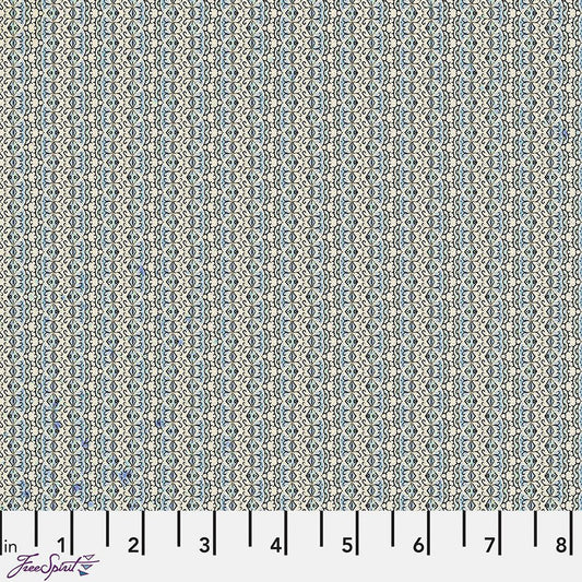 Eclectic Elements Palette - Blue Tiny Print Blue - Free Spirit from Fort Worth Fabric Studio