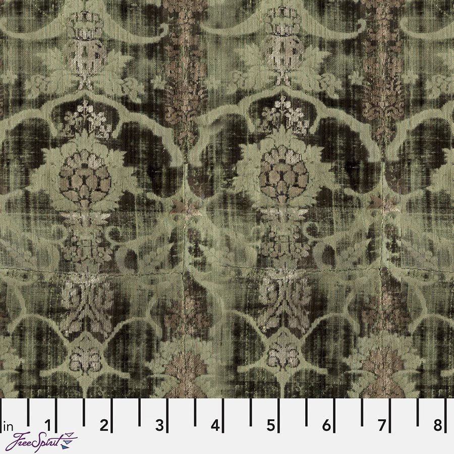 Eclectic Elements Palette - Green Tapestry Green - Free Spirit from Fort Worth Fabric Studio