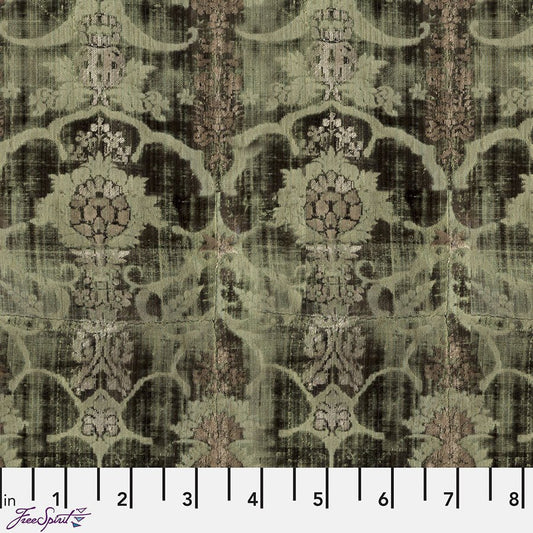 Eclectic Elements Palette - Green Tapestry Green - Free Spirit from Fort Worth Fabric Studio