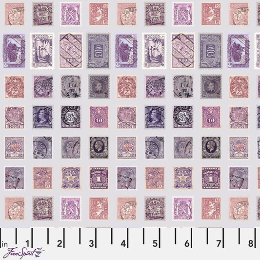Eclectic Elements Palette - Purple Stamps Purple - Free Spirit from Fort Worth Fabric Studio