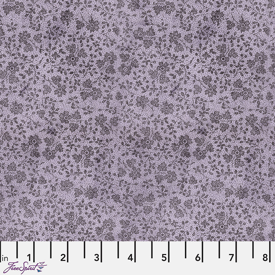 Eclectic Elements Palette - Purple Tiny Print Purple - Free Spirit from Fort Worth Fabric Studio