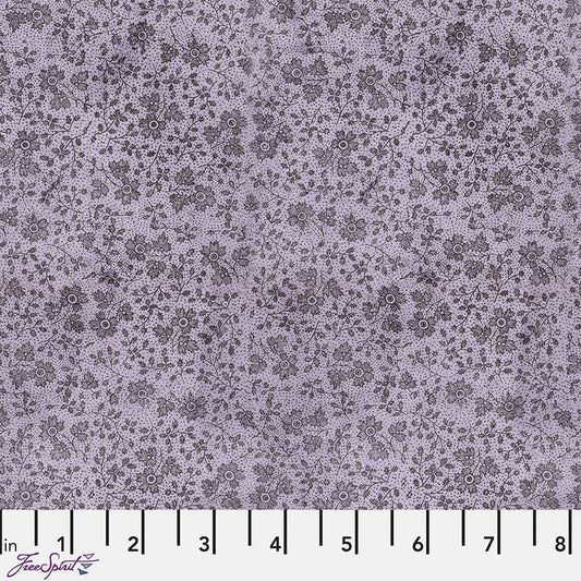 Eclectic Elements Palette - Purple Tiny Print Purple - Free Spirit from Fort Worth Fabric Studio