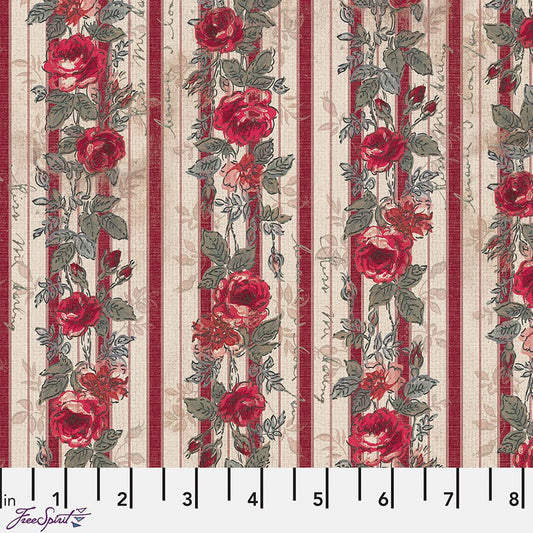Eclectic Elements Palette - Red Wallpaper Red - Free Spirit from Fort Worth Fabric Studio