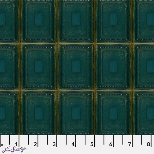 Eclectic Elements Palette - Teal Tiles Teal - Free Spirit from Fort Worth Fabric Studio
