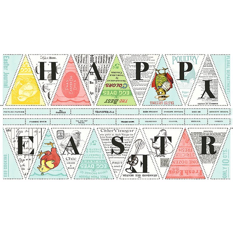 Egg Hunt 23 ½" Happy Easter Panel Multi - Riley Blake from Fort Worth Fabric Studio
