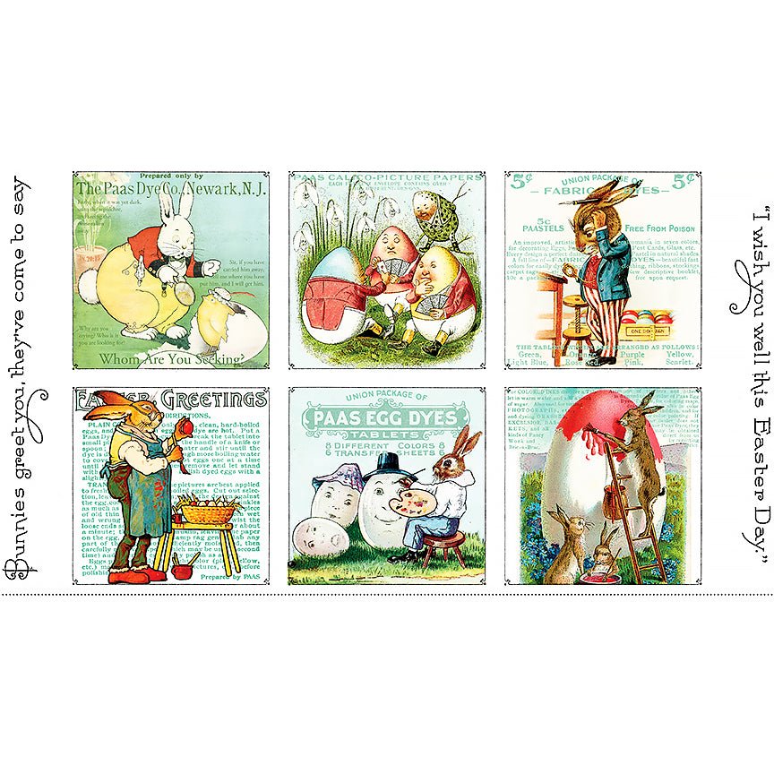 Egg Hunt 23 ½" Large Patch Panel Multi - Riley Blake from Fort Worth Fabric Studio