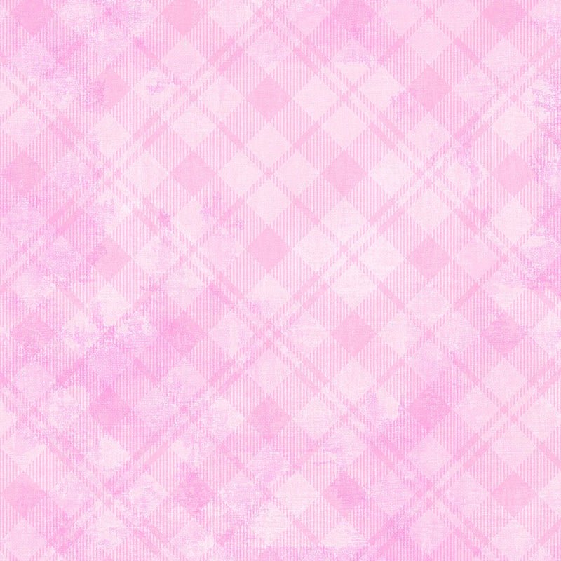 Essentials Basics Plaid Pale Pink - Wilmington Prints from Fort Worth Fabric Studio