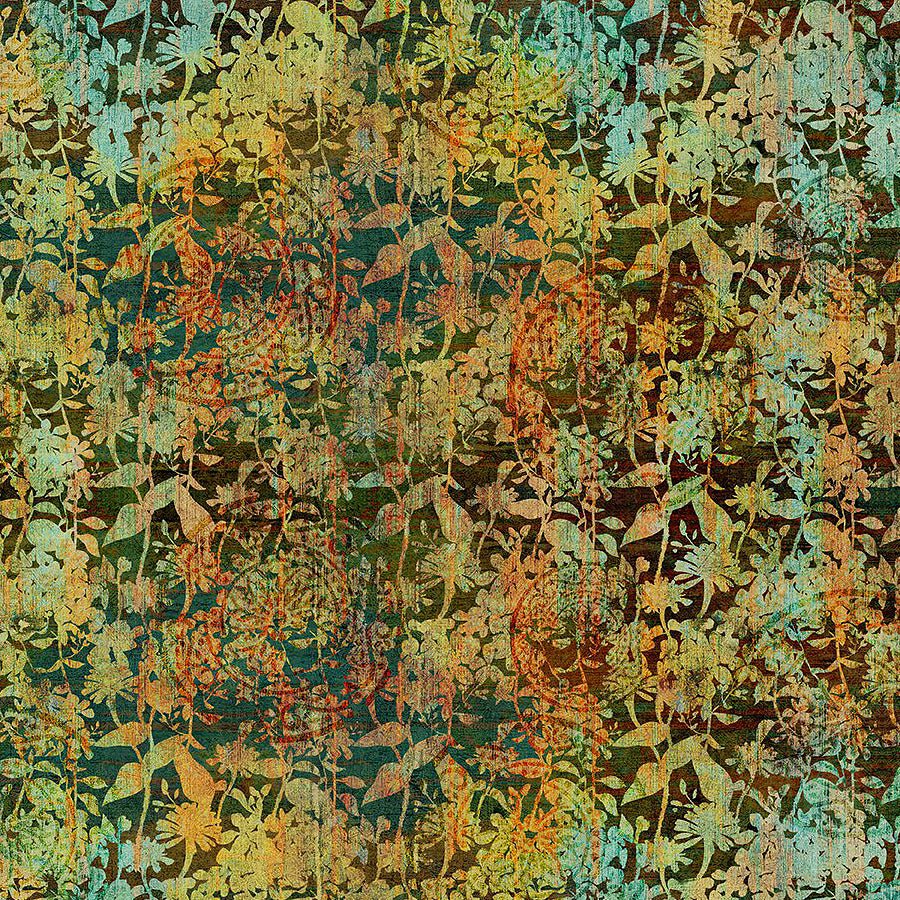 Evanescence Emblems Green - In the Beginning from Fort Worth Fabric Studio