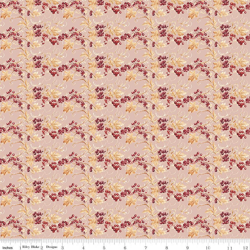 Evening on the Prairie Berries Blush - Riley Blake from Fort Worth Fabric Studio