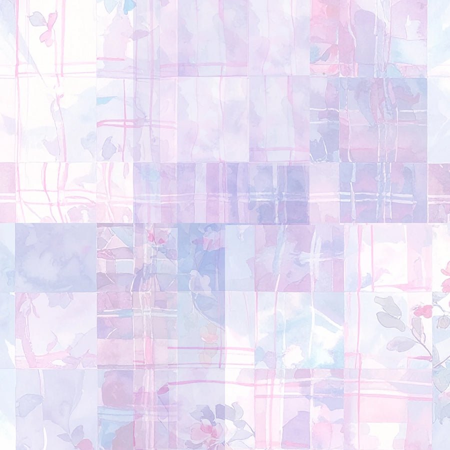 Ever After Blooms Plaid Blush - Blank Quilting from Fort Worth Fabric Studio