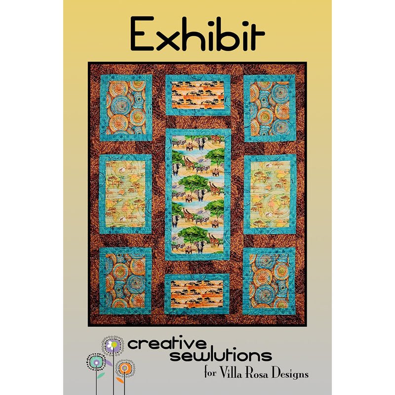 Exhibit Quilt Pattern PDF Download - Villa Rosa Designs from Fort Worth Fabric Studio