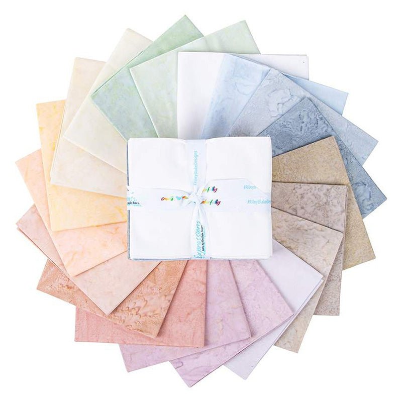 Expressions Batiks Hand - Dyes Cotton Candy Fat Quarter Bundle from Riley Blake - Riley Blake from Fort Worth Fabric Studio