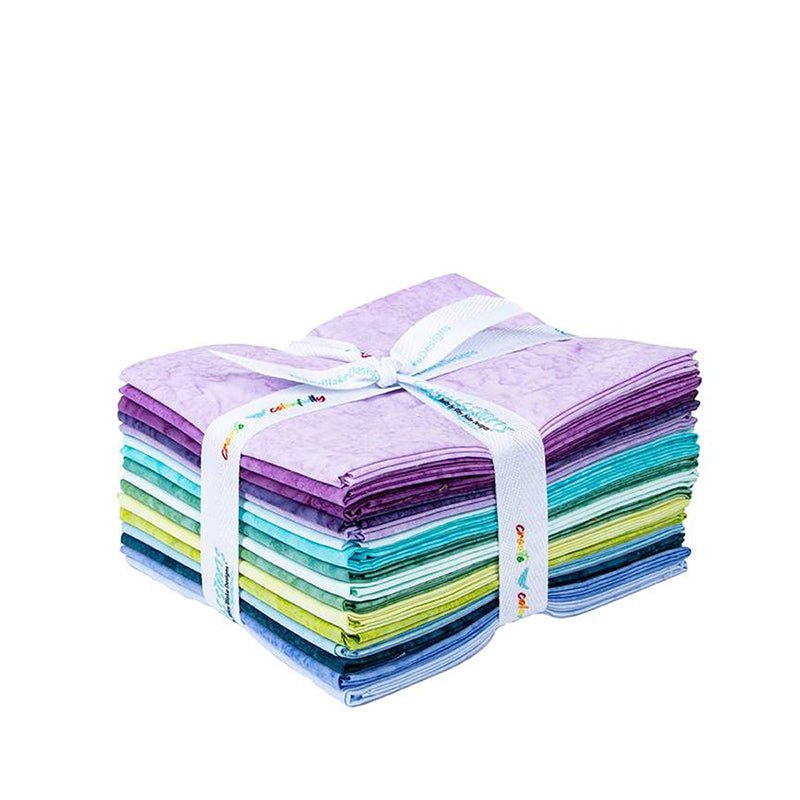 Expressions Batiks Hand - Dyes Misty Meadows Fat Quarter Bundle from Riley Blake - Riley Blake from Fort Worth Fabric Studio