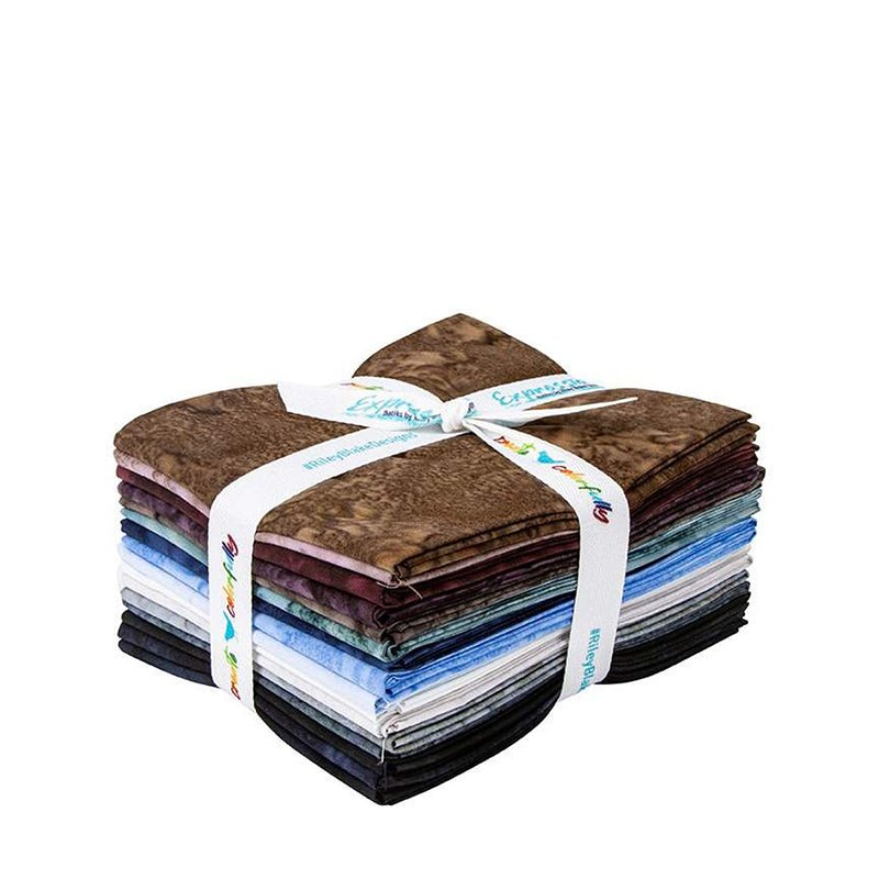 Expressions Batiks Hand - Dyes Quartz Crystals Fat Quarter Bundle from Riley Blake - Riley Blake