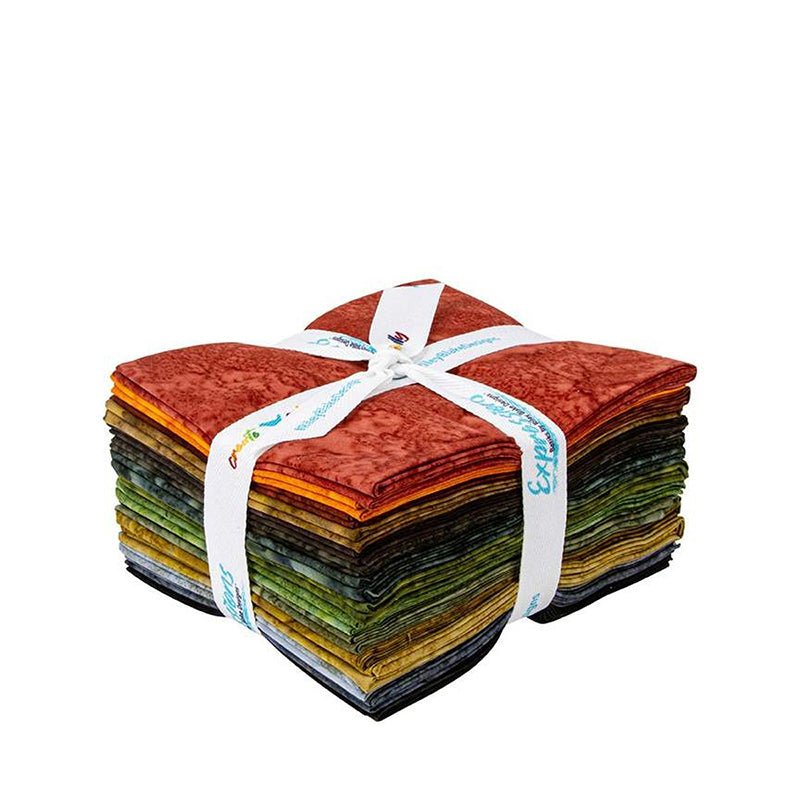 Expressions Batiks Hand - Dyes Woodland Elegance Fat Quarter Bundle from Riley Blake - Riley Blake