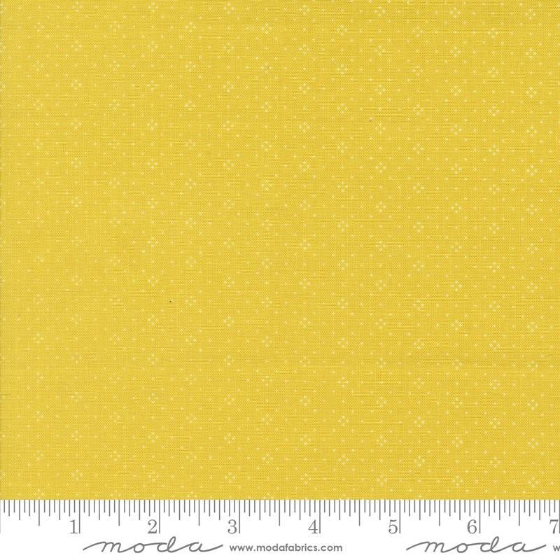 Eyelet Dots Citron - Moda from Fort Worth Fabric Studio