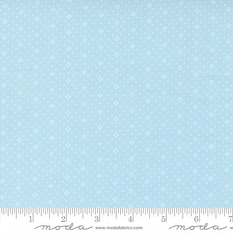 Eyelet Dots Forget Me Not - Moda from Fort Worth Fabric Studio