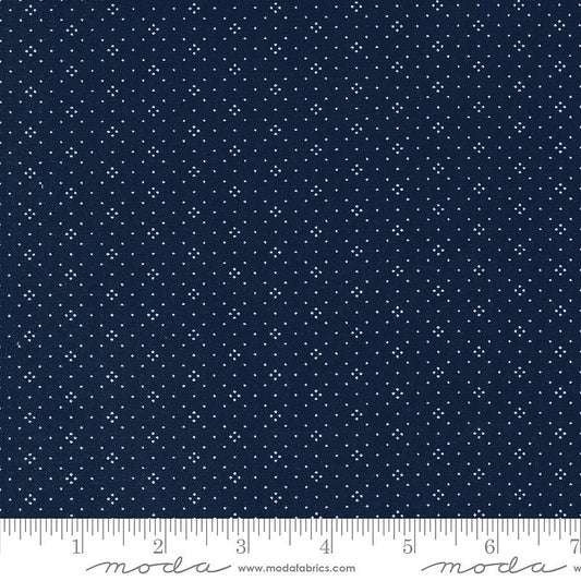 Eyelet Dots Midnight Jeans - Moda from Fort Worth Fabric Studio