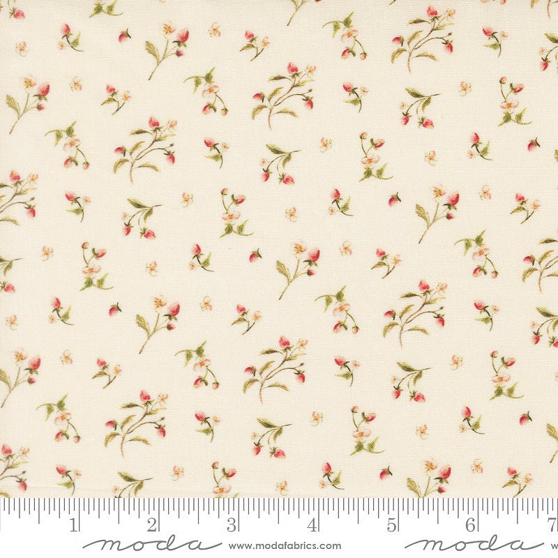 Fable & Fern Berry Bramble Eggshell - Moda from Fort Worth Fabric Studio
