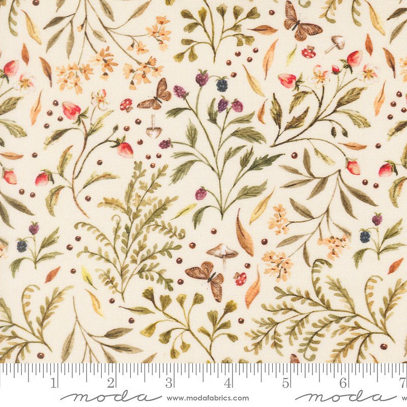 Fable & Fern Fancy Florals Eggshell - Moda from Fort Worth Fabric Studio