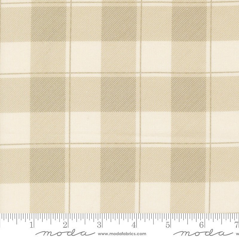 Fable & Fern Quilt Cuddle Checks & Plaids Stone - Moda from Fort Worth Fabric Studio