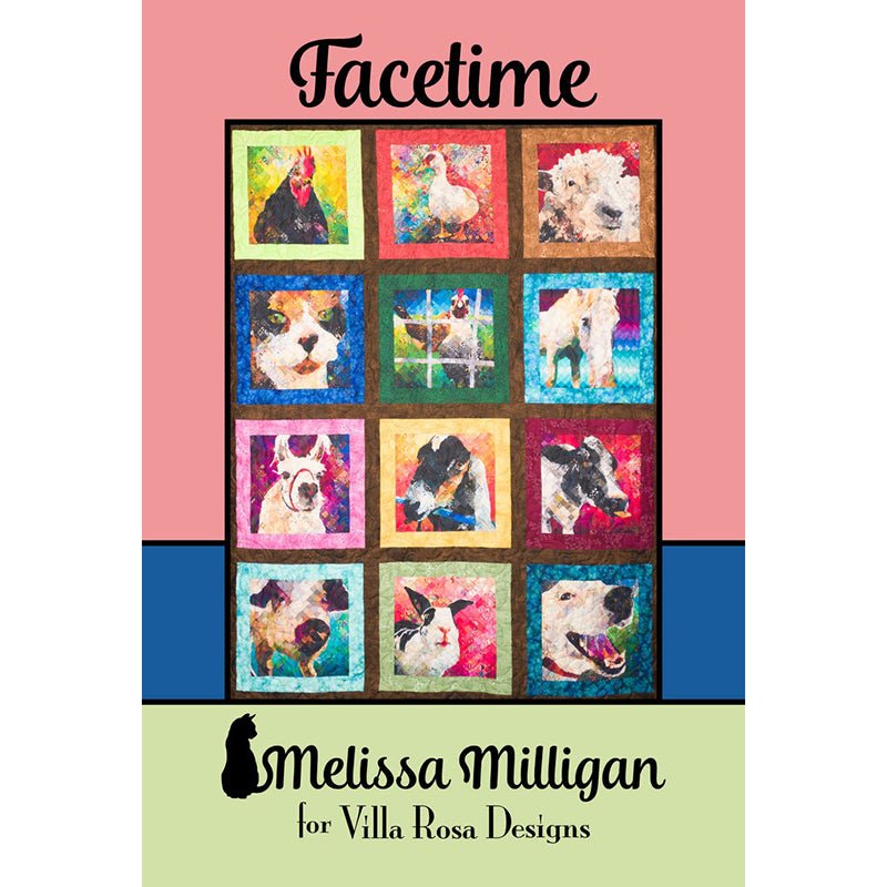 Facetime Quilt Pattern PDF Download - Villa Rosa Designs from Fort Worth Fabric Studio