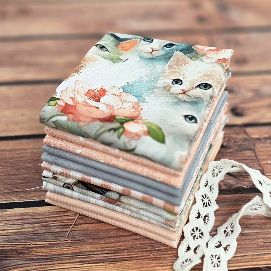 Fancy That - FWFS Exclusive 7 Piece Fat Quarter Bundle - Fort Worth Fabric Studio from Fort Worth Fabric Studio